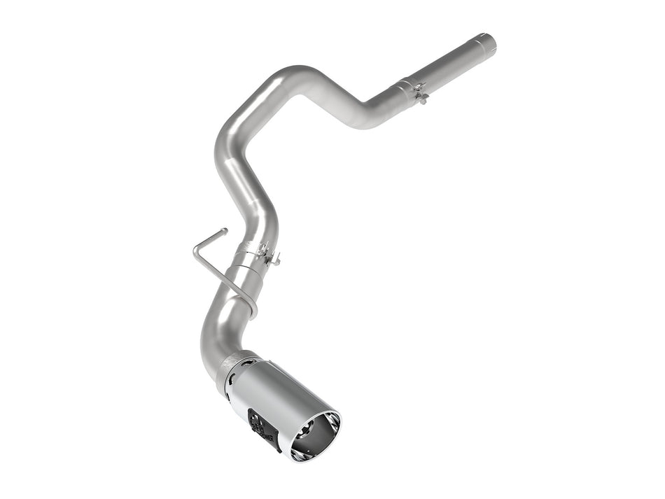 Large Bore-HD 4 IN 409 Stainless Steel DPF-Back Exhaust System w/Polished Tip Dodge RAM 1500 EcoDiesel 14-19 V6-3.0L