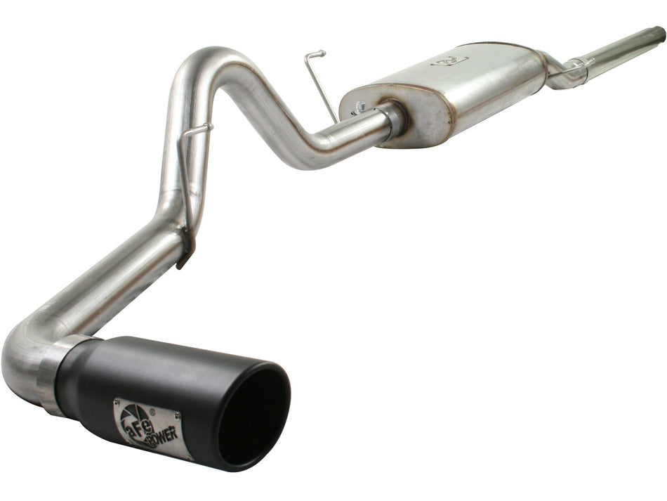 48.5 lbs. 60X18X14 MACH Force-Xp 3 IN 409 Stainless Steel Cat-Back Exhaust System w/Black Tip Ford F-150 04-08 V8-4.6/5.4L
