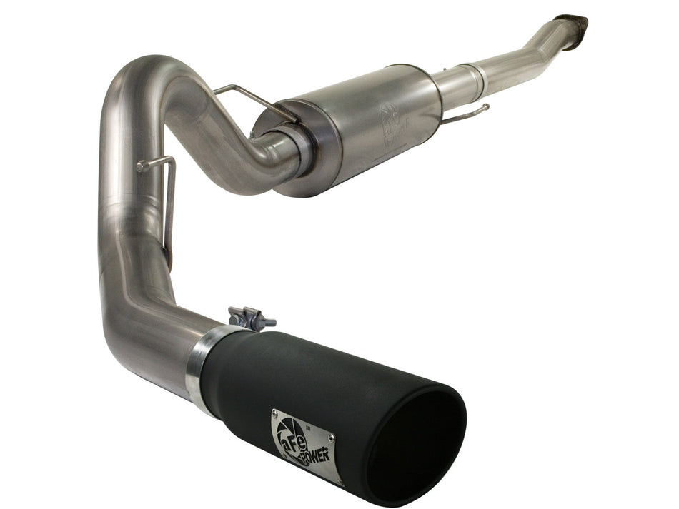 45 lbs. 48X23X13 MACH Force-Xp 4 IN Stainless Steel Cat-Back Exhaust System w/Black Tip Ford F-150 11-14 V6-3.5L tt