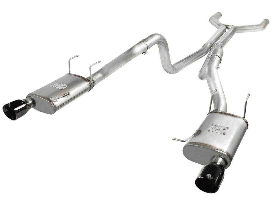 MACH Force-Xp 3 IN 409 Stainless Steel Cat-Back Exhaust System w/Black Tip Ford Mustang GT 11-14 V8-5.0L