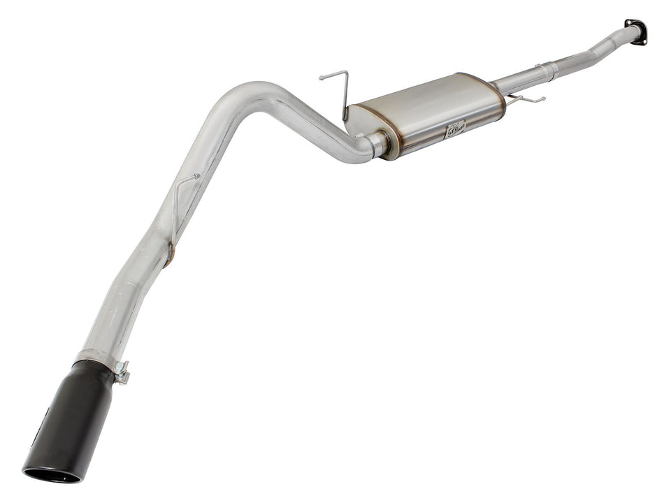 64 lbs. 60X23X14 MACH Force-Xp 3 IN to 3-1/2 IN 409 Stainless Steel Cat-Back Exhaust w/ Black Tip Ford F-150 15-20 V6-2.7L/3.5L tt