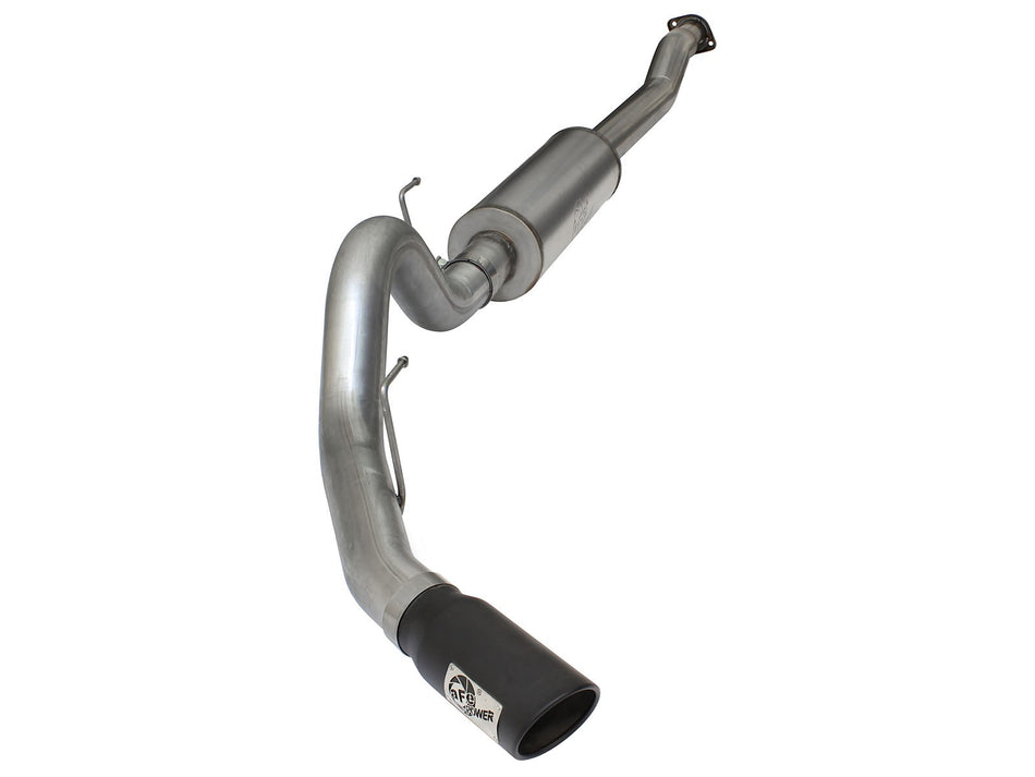 MACH Force-Xp 4 IN Stainless Steel Cat-Back Exhaust System w/Black Tip Ford F-150 15-20 V6-2.7L/3.5L