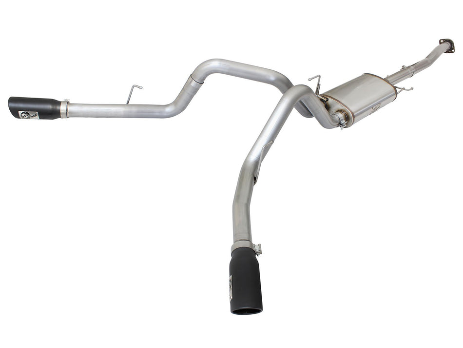 MACH Force-Xp 3 IN 409 Stainless Steel Cat-Back Exhaust System w/Black Tip Ford F-150 15-20 V6-2.7L/3.5L