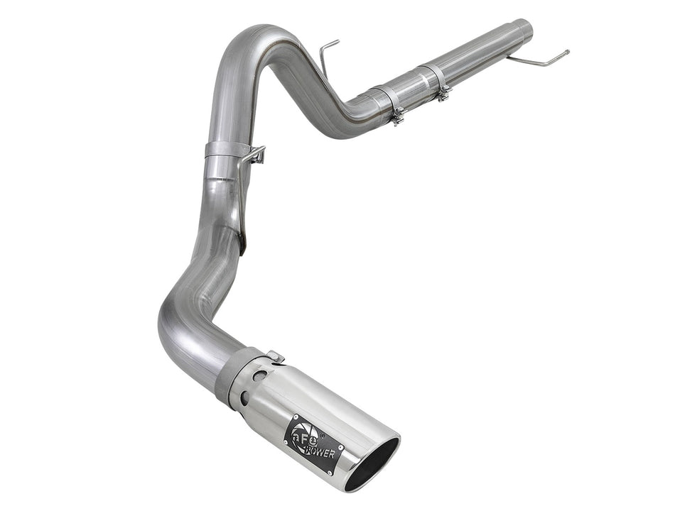 Large Bore-HD 4 IN 409 Stainless Steel DPF-Back Exhaust System w/ Polished Tip Ford F-150 18-20 V6-3.0L