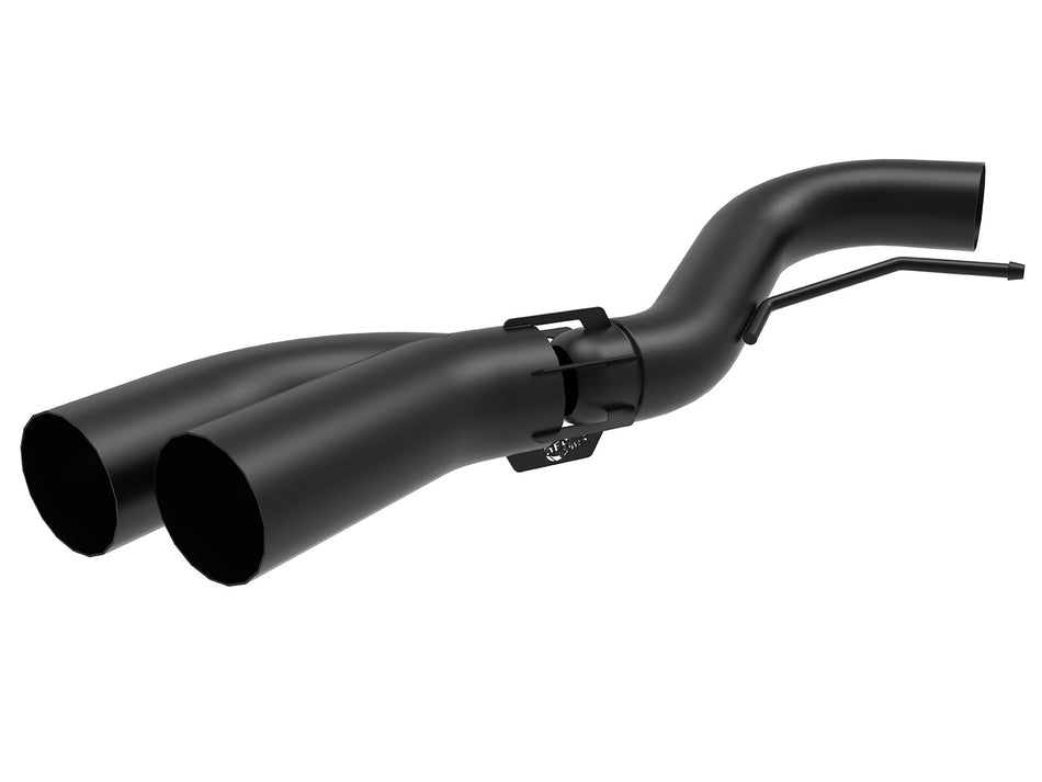 49 lbs. 47X24X12 Rebel 409 Stainless Steel DPF-Back Exhaust System w/ Dual Black Tips Ford F-150 18-20 V6-3.0L td