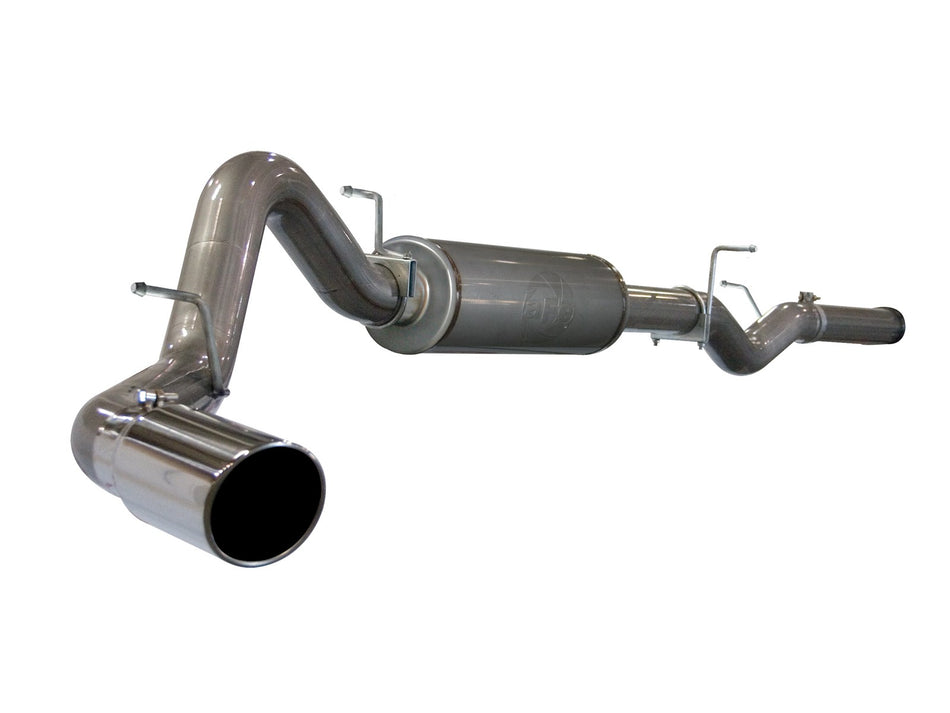 62 lbs. 60X19X14 Large Bore-HD 4 IN 409 Stainless Steel Cat-Back Exhaust System w/ Polished Tip GM Diesel Trucks 06-07 V8-6.6L td LLY/LBZ