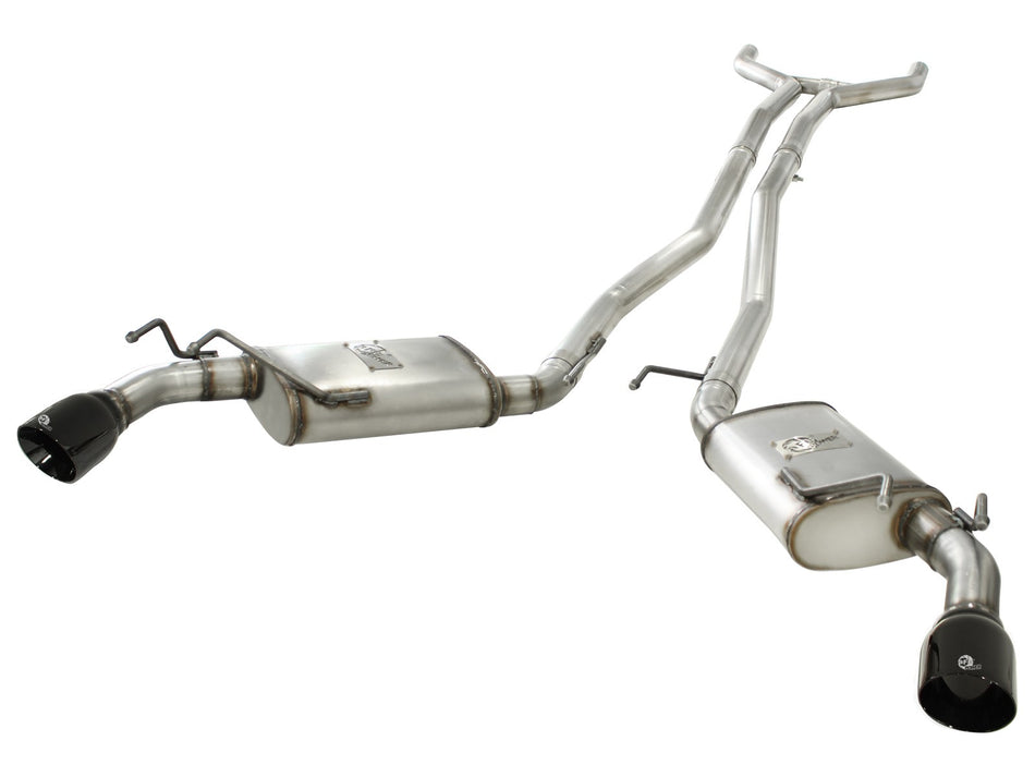 MACH Force-Xp 2-1/2in 409 Stainless Steel Cat-Back Exhaust System w/Black Tip Chevrolet Camaro 10-13 V6-3.6L