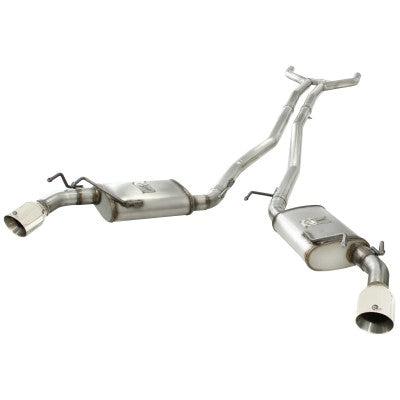 MACH Force-Xp 2-1/2in 409 Stainless Steel Cat-Back Exhaust System w/Polished Tip Chevrolet Camaro 10-13 V6-3.6L
