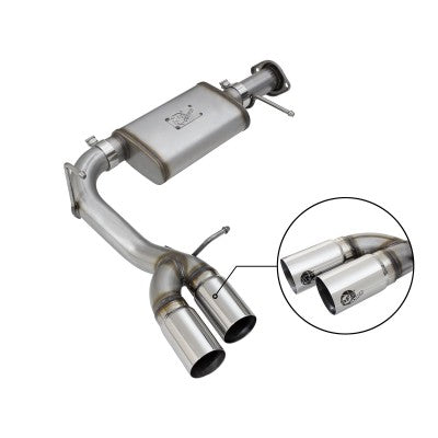 Rebel Series 3 IN 409 Stainless Steel Cat-Back Exhaust System w/Polished Tip GM Colorado/Canyon 15-20 L4-2.5L / 15-16 V6-3.6L