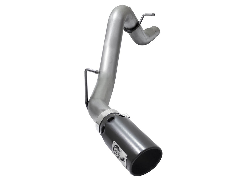 Large Bore-HD 3-1/2in 409 Stainless Steel DPF-Back Exhaust System w/Black Tip GM Colorado/Canyon 16-20 L4-2.8L (td) LWN