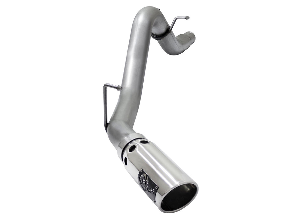 Large Bore-HD 3-1/2in 409 Stainless Steel DPF-Back Exhaust System w/Polished Tip GM Colorado/Canyon 16-20 L4-2.8L (td) LWN