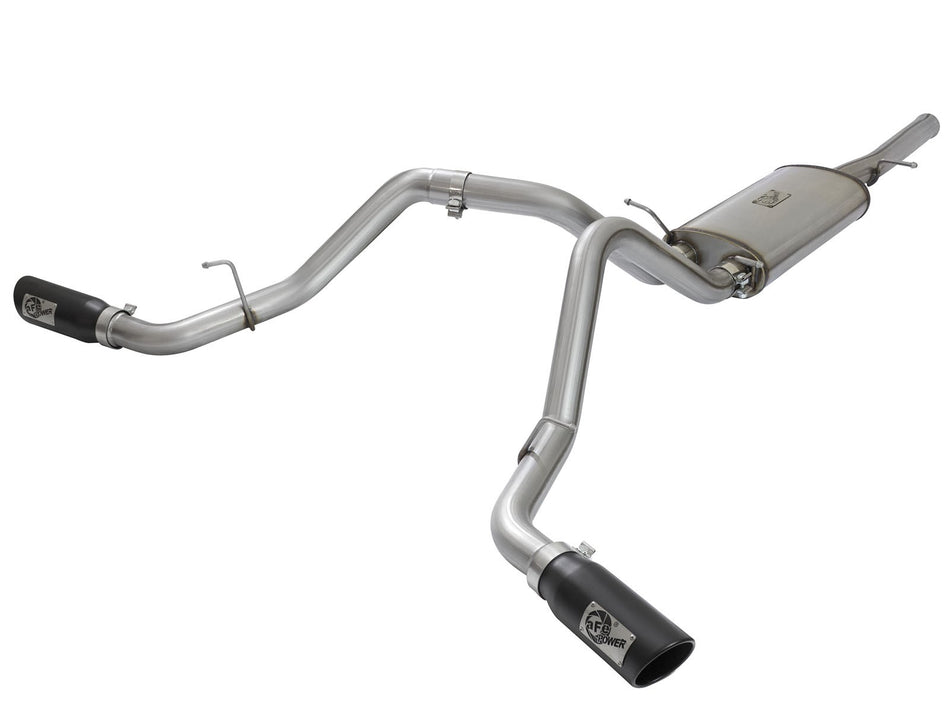 MACH Force-Xp 3 IN 409 Stainless Steel Cat-Back Exhaust System w/Black Tip GM Silverado/Sierra 1500 09-18 / Silverado LD/Sierra Limited 2019 V6-4.3/V8-4.8/5.3L