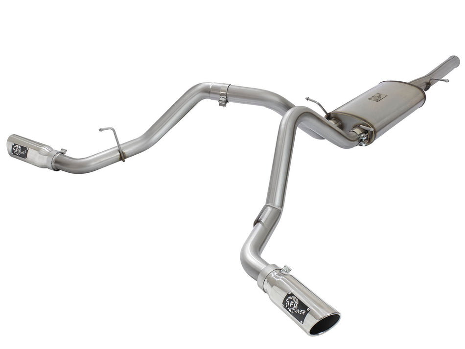 MACH Force-Xp 3 IN 409 Stainless Steel Cat-Back Exhaust System w/Polished Tip GM Silverado/Sierra 1500 09-18 / Silverado LD/Sierra Limited 2019 V6-4.3/V8-4.8/5.3L