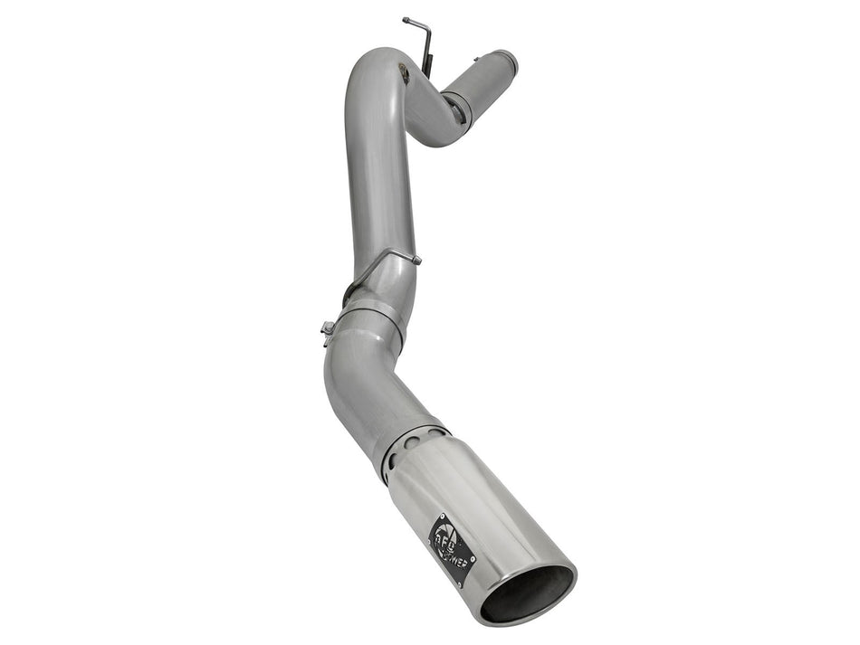 Large Bore-HD 5 IN 409 Stainless Steel DPF-Back Exhaust System w/Polished Tip GM Diesel Trucks 2016 V8-6.6L (td) LML