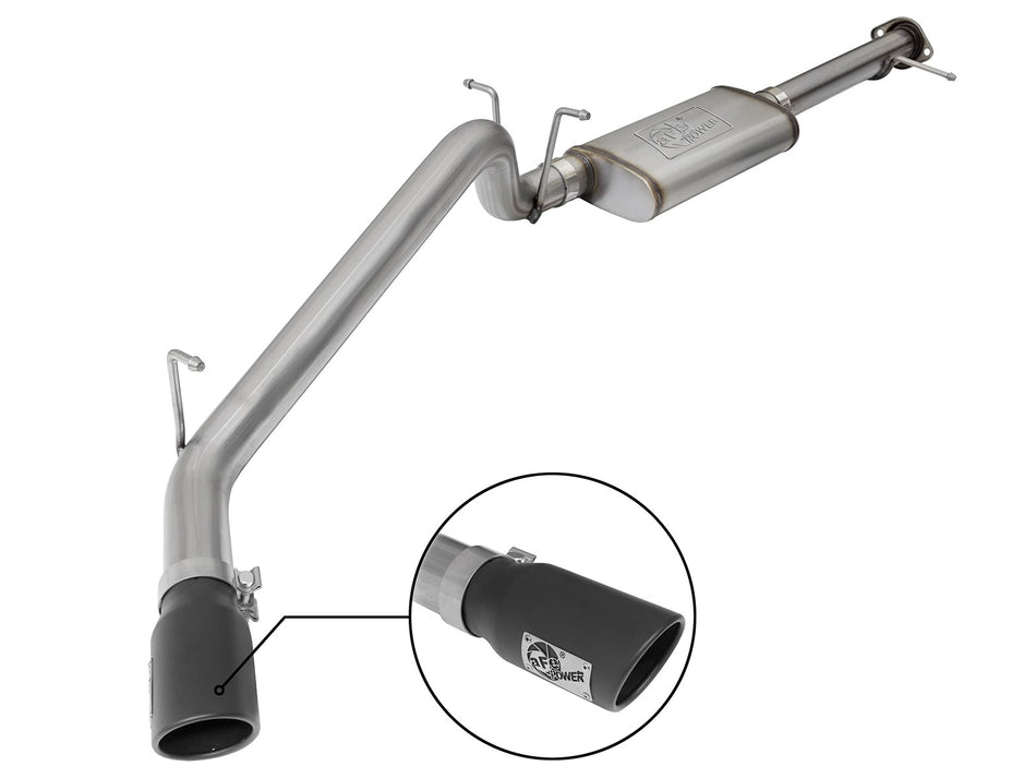 MACH Force-Xp 3 IN 409 Stainless Steel Cat-Back Exhaust System w/ Black Tip GM Colorado/Canyon 17-20 V6-3.6L