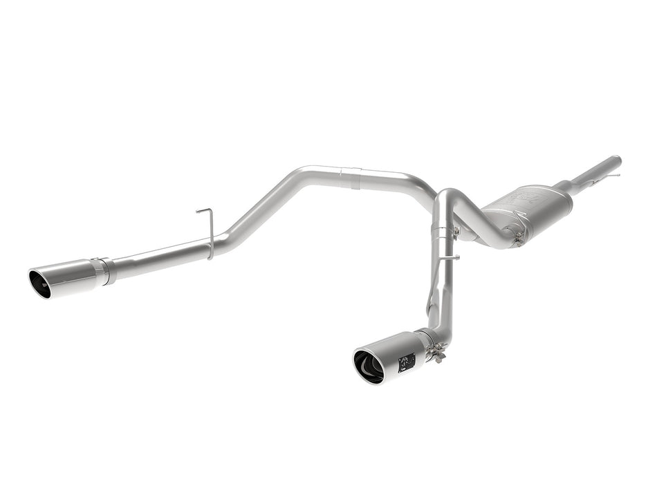 Apollo GT Series 3 IN 409 Stainless Steel Cat-Back Exhaust System w/ Polish Tip GM Silverado/Sierra 1500 09-19 V6-4.3/V8-4.8/5.3L
