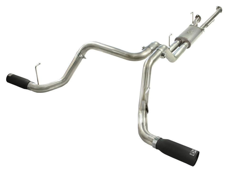 MACH Force-Xp 2-1/2 IN to 3 IN 409 Stainless Steel Cat-Back Exhaust w/ Black Tip Toyota Tundra 10-20 V8-5.7L