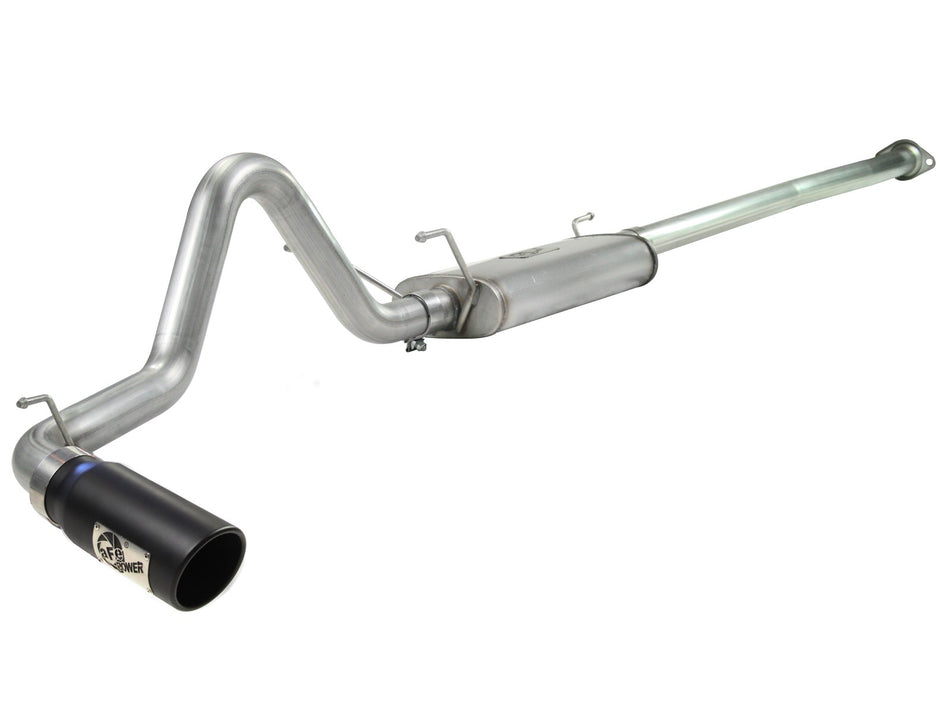 13-15 Tacoma aFe MACH Force-XP 2-1 2  Cat-Back Exhaust System Black Tip