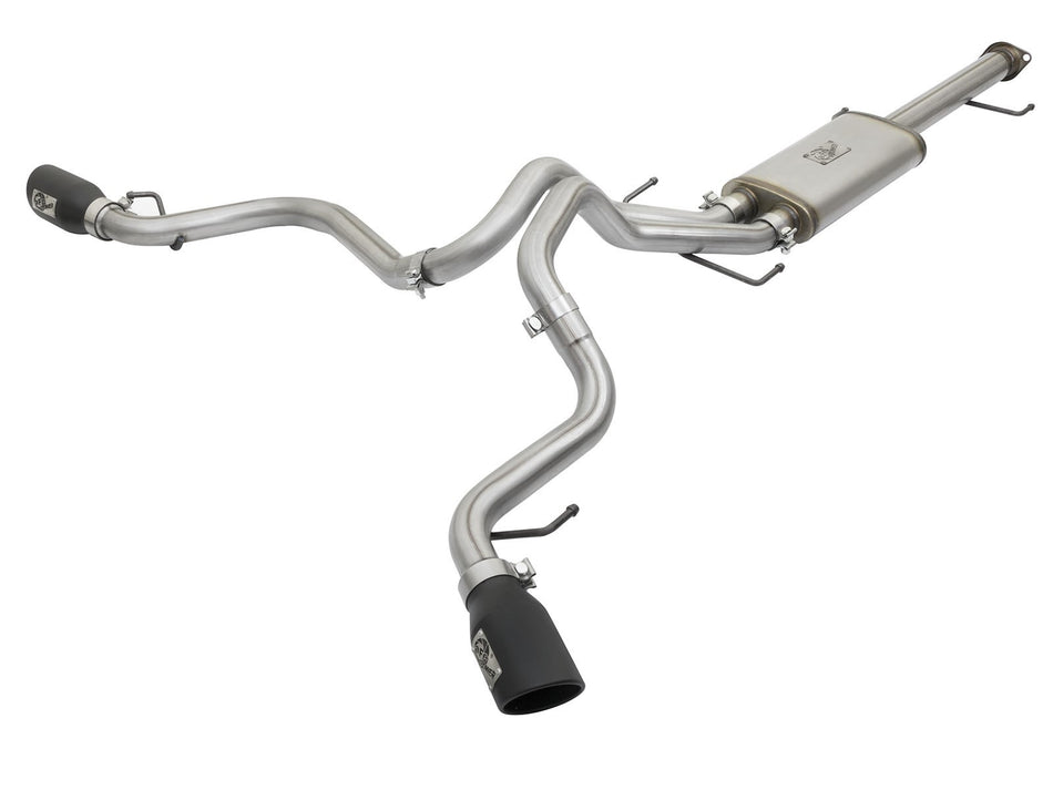 MACH Force-Xp 3 IN to 2-1/2 IN 409 Stainless Steel Cat-Back Exhaust w/ Black Tip Toyota FJ Cruiser 07-18 V6-4.0L