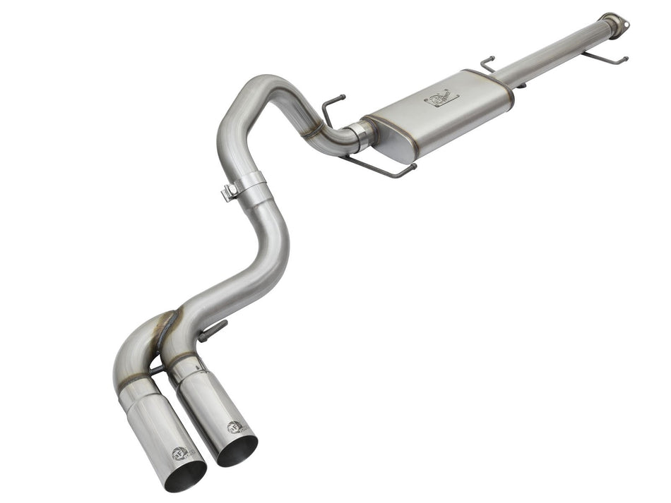 Rebel Series 3 IN Cat-Back Exhaust System w/ Mid-Side Exit Polished Tips Toyota FJ Cruiser 07-18 V6-4.0L