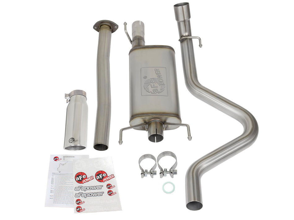 MACH Force-Xp 2-1/2in 409 Stainless Steel Cat-Back Exhaust System w/Polished Tip Toyota Tacoma 05-12 L4-2.7L
