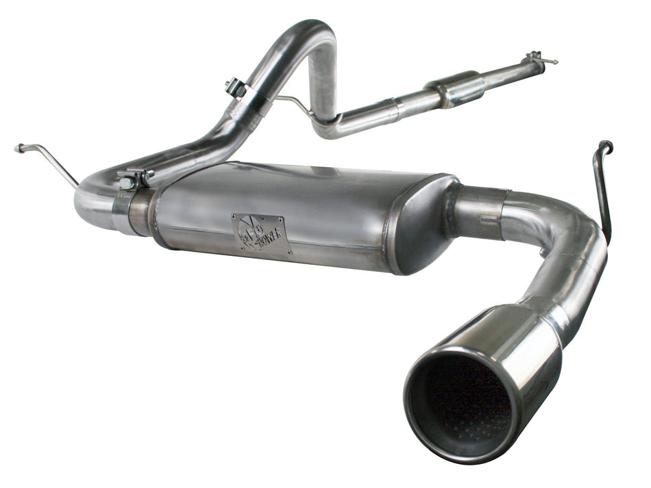43 lbs. 49X23X13 MACH Force-Xp 2-1/2in 409 Stainless Steel Cat-Back Exhaust System Jeep Wrangler JK 07-11 V6-3.8L