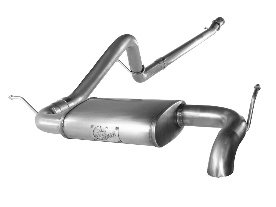 43 lbs. 49X23X13 MACH Force-Xp 2-1/2 IN 409 Stainless Steel Cat-Back Hi-Tuck Exhaust System Jeep Wrangler JK 12-18 V6-3.6L
