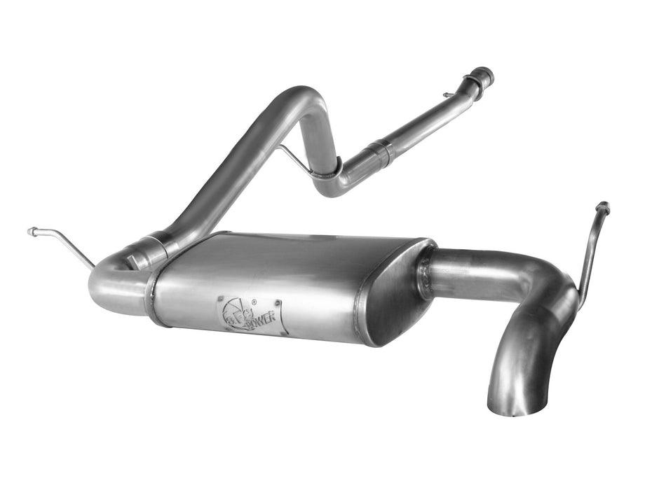 53 lbs. 49X23X13 MACH Force-Xp 2-1/2 IN 409 Stainless Steel Cat-Back Hi-Tuck Exhaust System Jeep Wrangler JK 12-18 V6-3.6L
