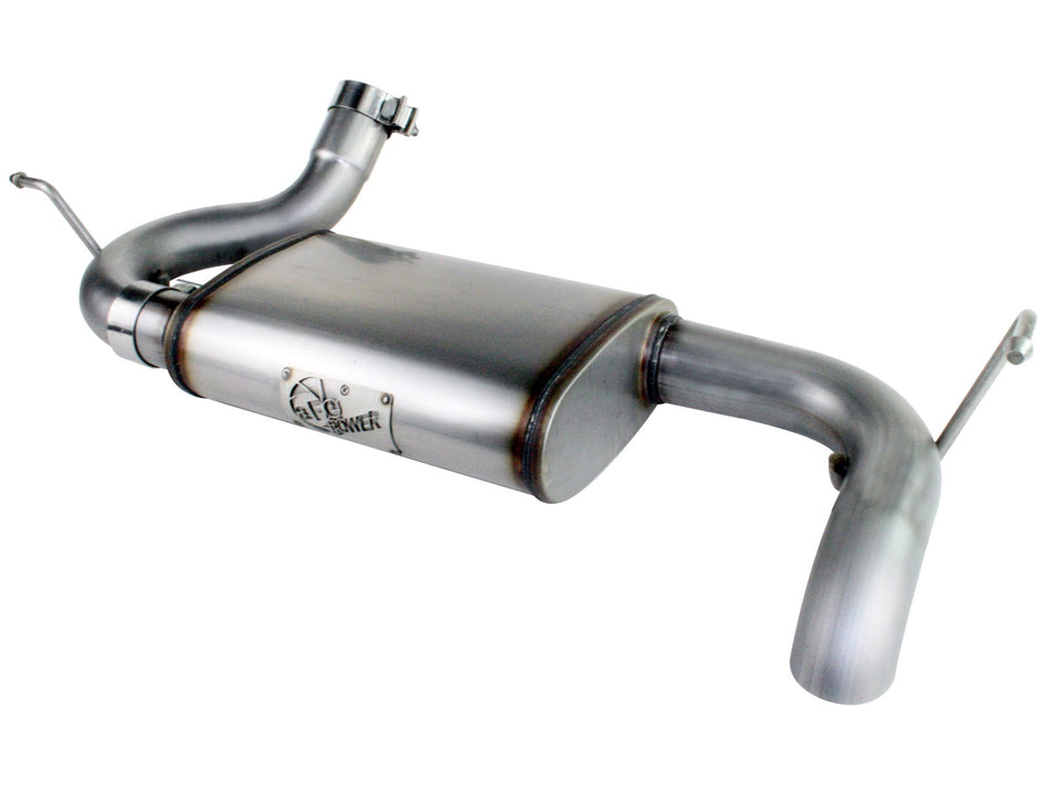 20.3 lbs. 37X10X10 MACH Force-Xp 2-1/2in 409 Stainless Steel Axle-Back Exhaust System Jeep Wrangler JK 07-18 V6-3.6L/3.8L