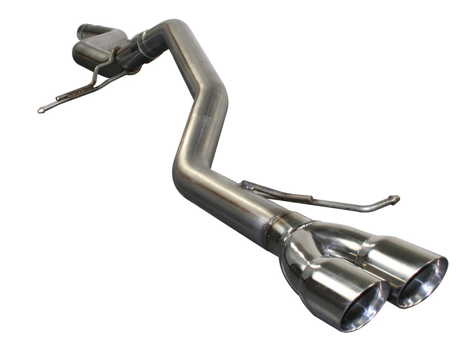 24 lbs. 60X10X10 Large Bore-HD 2-1/2in 409 Stainless Steel Cat-Back Exhaust System Volkswagen Jetta 11-14 L4-2.0L tdi