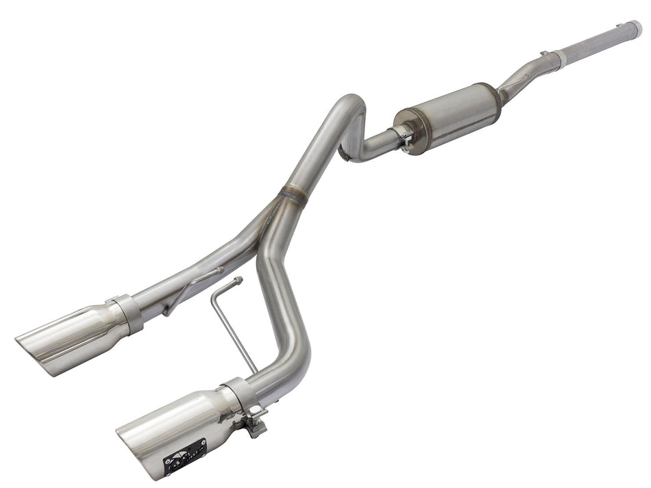 44 lbs. 49X23X13 Rebel Series 2-1/2in 409 Stainless Steel Cat-Back Exhaust System w/Polished Tip Jeep Wrangler JK 07-18 V6-3.6L/3.8L