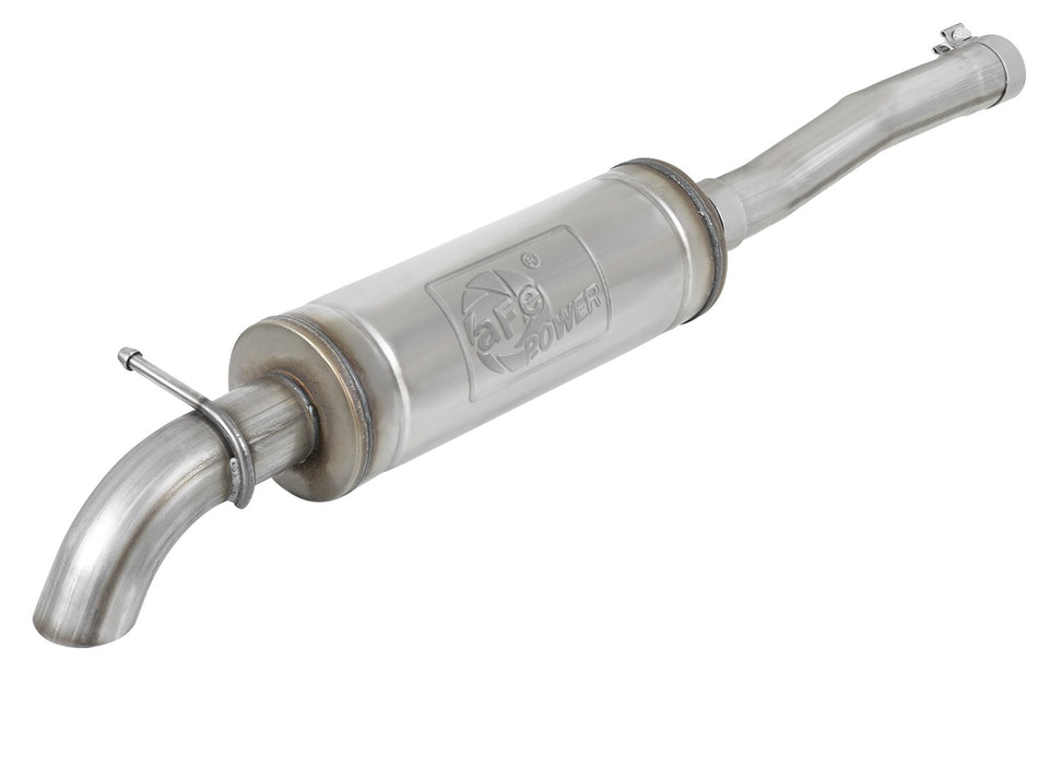 ROCK BASHER 2-1/2 IN to 3 IN 409 Stainless Steel Cat-Back Exhaust System Jeep Wrangler (JK) 07-18 V6-3.6L/3.8L