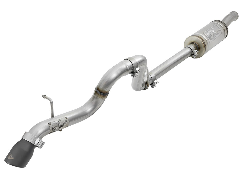 MACH Force-Xp 2-1/2 IN 409 Stainless Steel Axle-Back Hi-Tuck Exhaust Black Jeep Wrangler (JL) 18-20 V6-3.6L