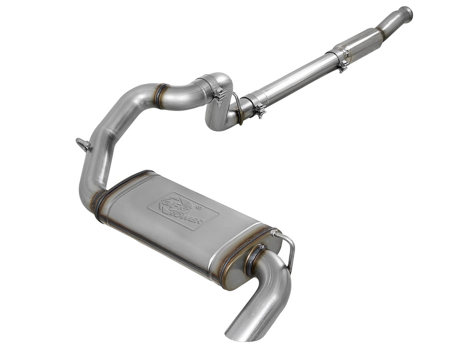 MACH Force-Xp 3 IN 409 Stainless Steel Cat-Back Hi-Tuck Exhaust System Jeep Wrangler (JL) 18-20 L4-2.0L