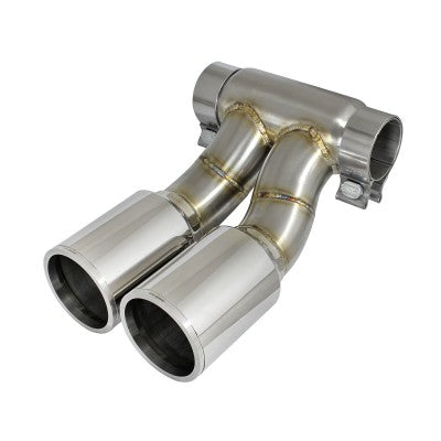 MACH Force-Xp 304 Stainless Steel OE Replacement Exhaust Tip Polished Porsche Cayman S/Boxster S (981) 13-16 H6-2.7L/3.4L