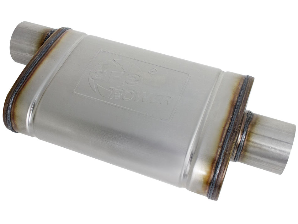 MACH Force-Xp 409 Stainless Steel Muffler 3 IN ID Center/Offset x 4 IN H x 9 IN W x 14 IN L - Oval Body