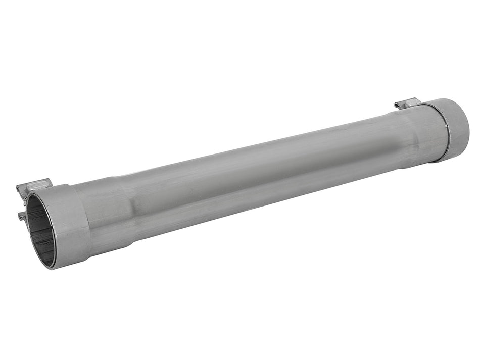 MACH Force-Xp 2-1/2 IN 409 Stainless Steel Muffler Delete Pipe 2-1/2 IN ID Inlet/Outlet x 14 IN Body x 20 IN Overall Length