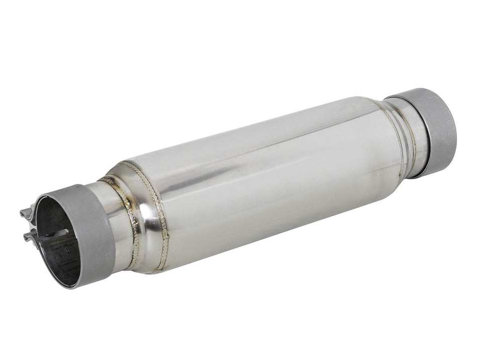 MACH Force-Xp 304 Stainless Steel Resonator 3 IN Inlet/Outlet x 4 IN Dia. x 12 IN Body x 16 IN Overall Length