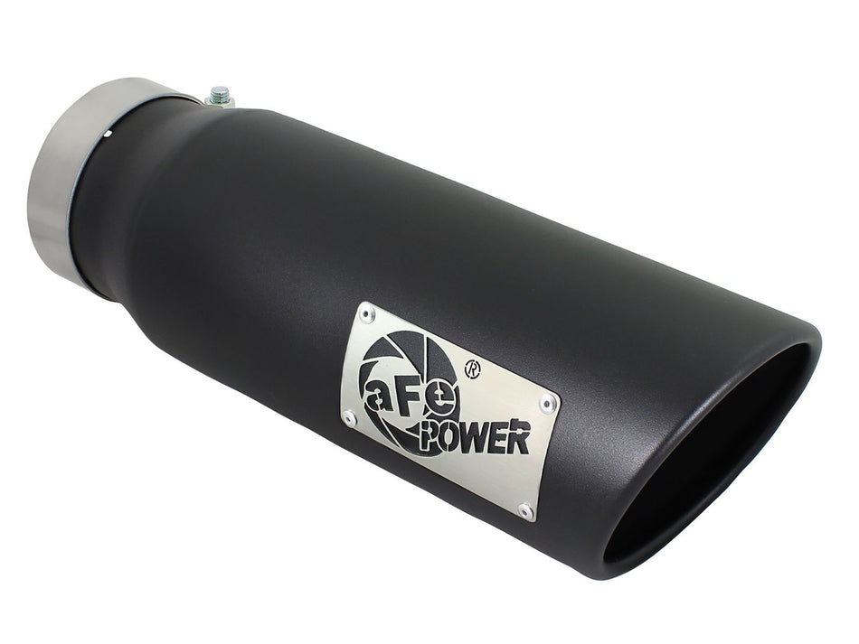 8 lbs. 19X8X8 MACH Force-Xp 409 Stainless Steel Clamp-on Exhaust Tip Black 4 IN Inlet x 5 IN Outlet x 15 IN L