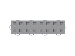 TechFloor 3in X 12in Tiles(left loop) (must be qtyfts of 10) Grey Grey