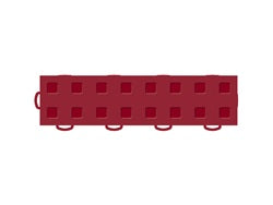 TechFloor 3in X 12in Tiles(left loop) (must be qtyfts of 10) Red Red