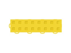 TechFloor 3in X 12in Tiles(left loop) (must be qtyfts of 10) Yellow Yellow