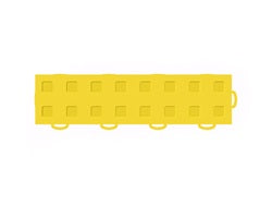 TechFloor 3in X 12in Tiles(right loop) (must be qtyfts of 10) Yellow Yellow