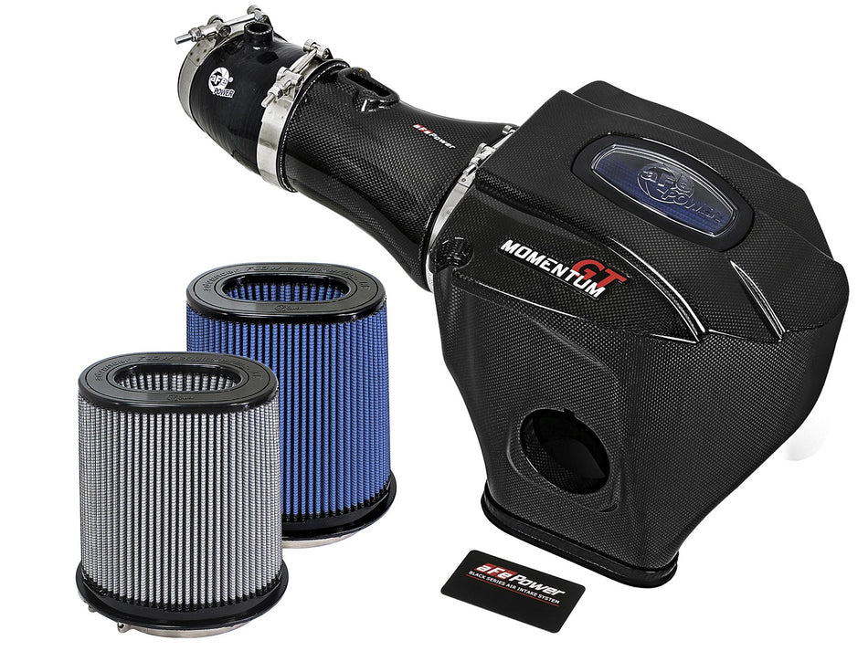 Black Series Carbon Fiber Cold Air Intake System w/ Pro 5R and Pro DRY S Filters Dodge Challenger/Charger SRT Hellcat 15-16 V8-6.2L (sc) HEMI