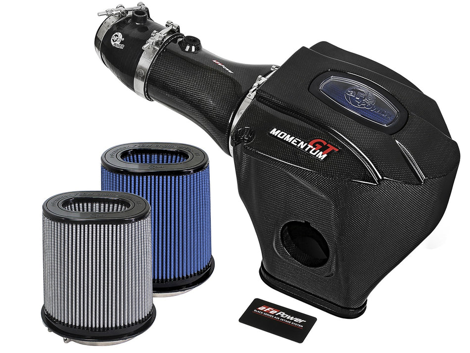 Black Series Carbon Fiber Cold Air Intake System w/ Pro 5R and Pro DRY S Filters Dodge Challenger/Charger SRT Hellcat 17-18 V8-6.2L (sc) HEMI