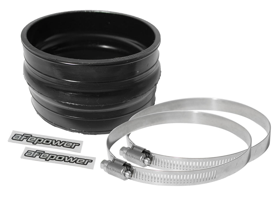 2 lbs. 7X7X7 Magnum FORCE Cold Air Intake System Spare Parts Kit 4-3/4 IN ID x 3 IN L Straight Coupler w/ Hump - Black