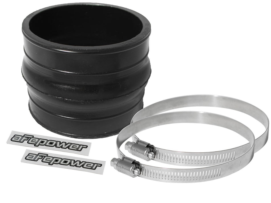 2 lbs. 7X7X7 Magnum FORCE Cold Air Intake System Spare Parts Kit 3-1/2 IN ID x 3 IN L Straight Coupler w/ Hump - Black