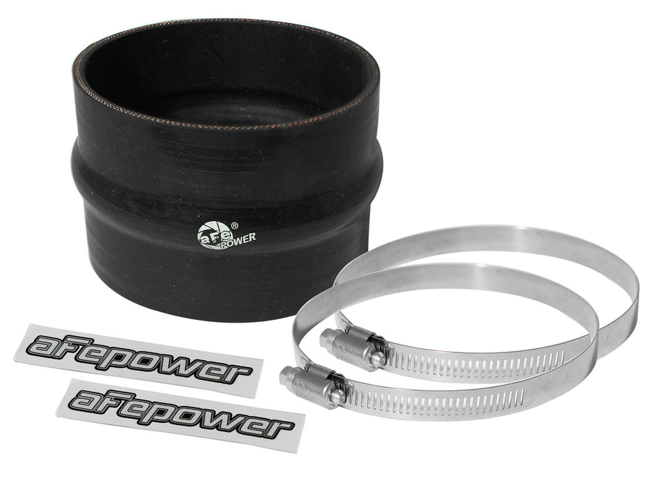 2 lbs. 7X7X7 Magnum FORCE Cold Air Intake System Spare Parts Kit 4-1/4 IN ID x 3 IN L Straight Coupler w/ Hump - Black