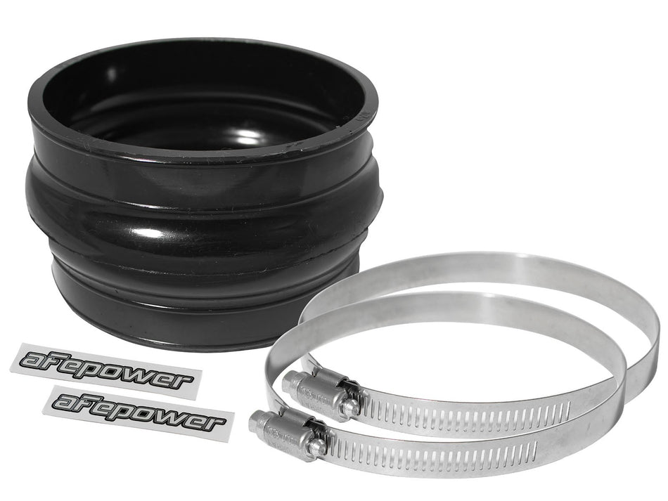 Magnum FORCE Cold Air Intake System Spare Parts Kit (4-1/2 IN ID x 3 IN L) Straight Coupler w/ Hump - Black