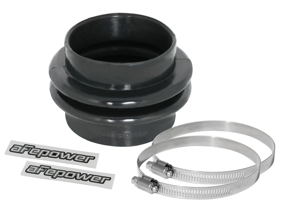 3 lbs. 8X8X8 Magnum FORCE Cold Air Intake System Spare Parts Kit 3-1/8 IN ID to 3 IN ID x 3 IN L Straight Reducing Bellow-Coupler - Black
